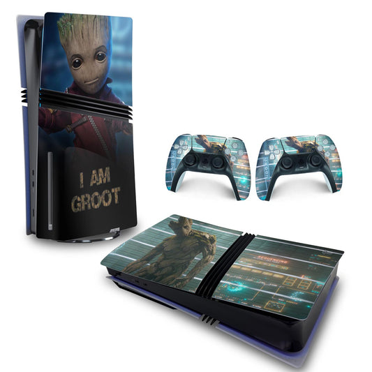 Skin Anti-Rage PS5 Pro Horizontal - Baby Groot