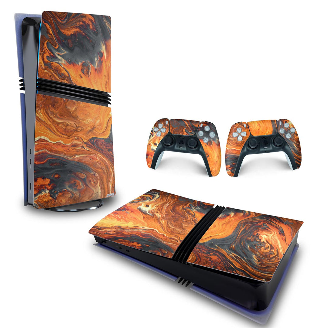 Skin Anti-Rage PS5 Pro Horizontal - Abstrato #95 - Pop Arte Skins - foto 4