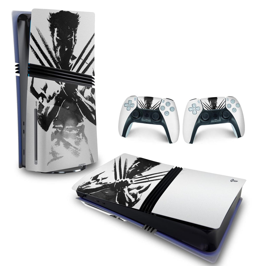 Skin Anti-Rage PS5 Pro Horizontal - Wolverine X-men - Pop Arte Skins