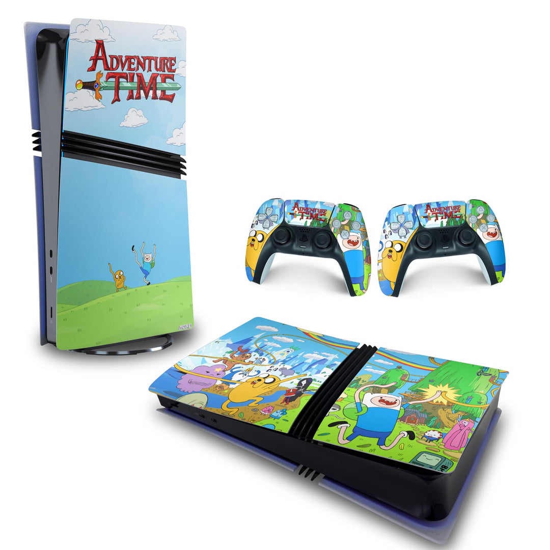 Skin Anti-Rage PS5 Pro Horizontal - Hora de Aventura - Pop Arte Skins - foto 4