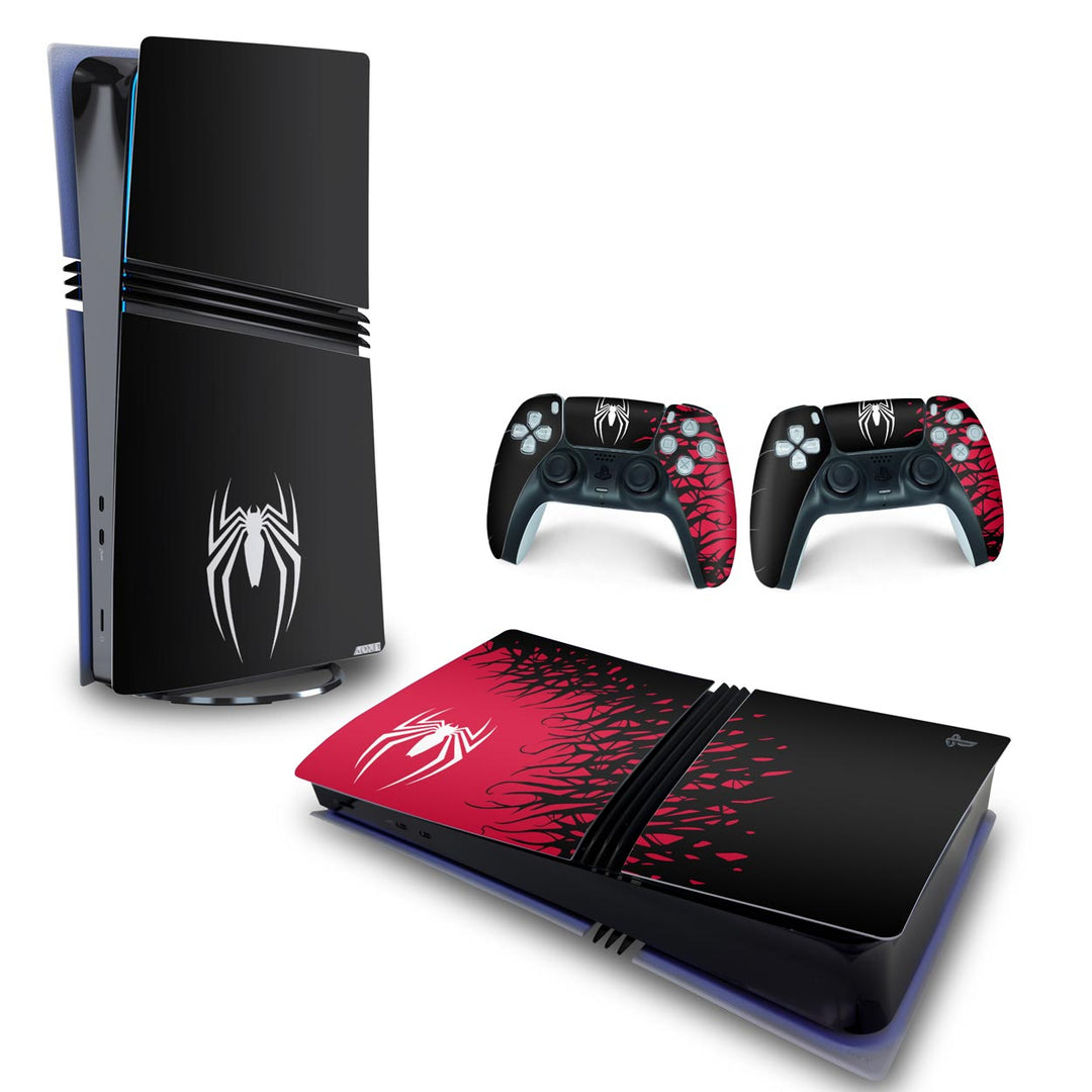 Skin Anti-Rage PS5 Pro Horizontal - Spider-Man Homem Aranha 2 Edition - Pop Arte Skins - foto 4