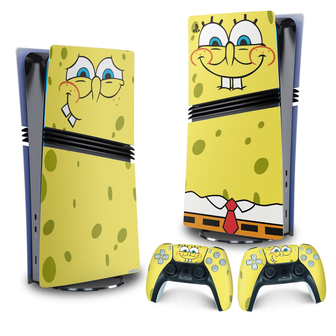 Skin Anti-Rage PS5 Pro Vertical - Bob Esponja - Pop Arte Skins - foto 4