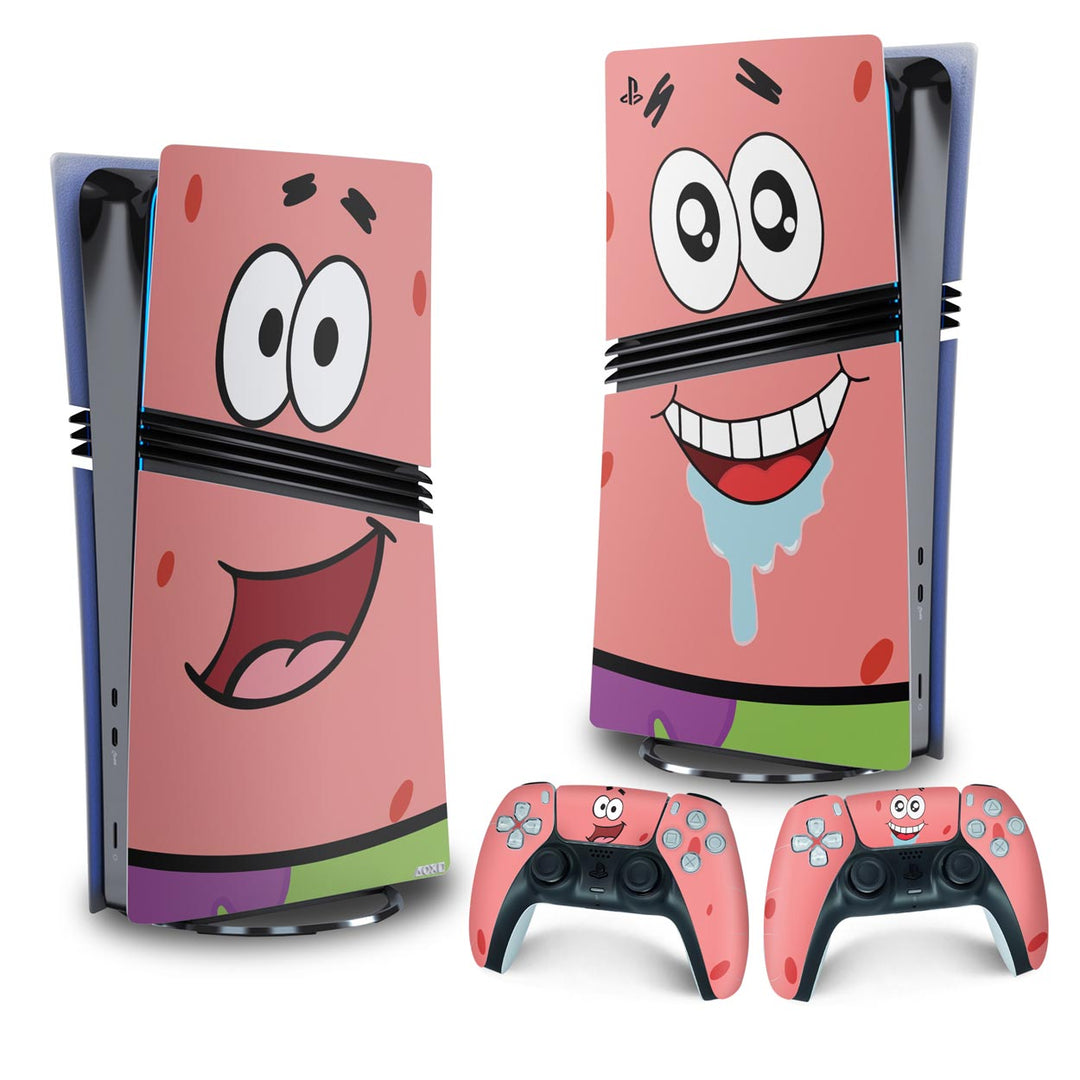 Skin Anti-Rage PS5 Pro Vertical - Patrick - Pop Arte Skins - foto 4