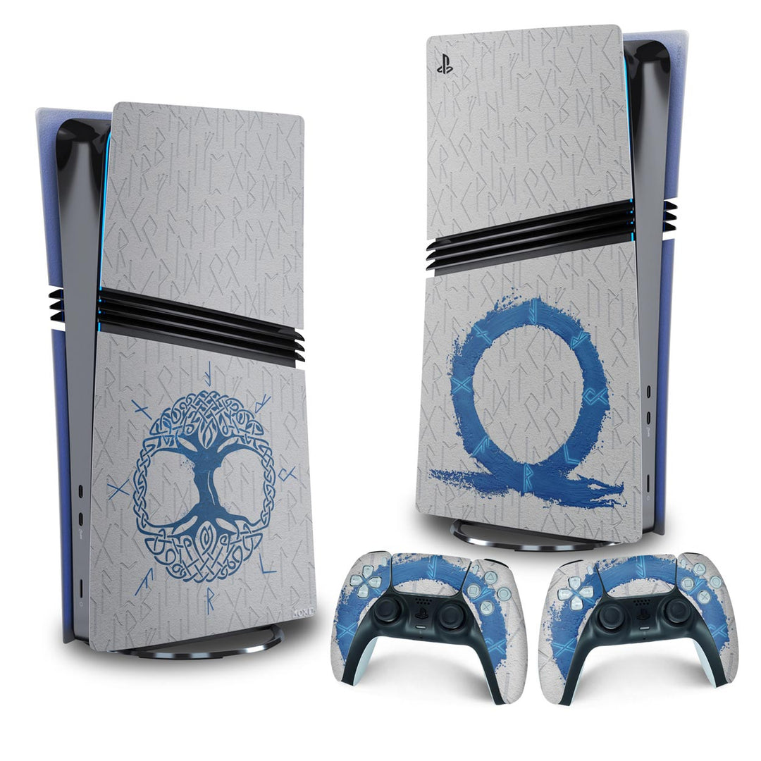 Skin Anti-Rage PS5 Pro Vertical - God Of War Ragnarok - Pop Arte Skins - foto 4