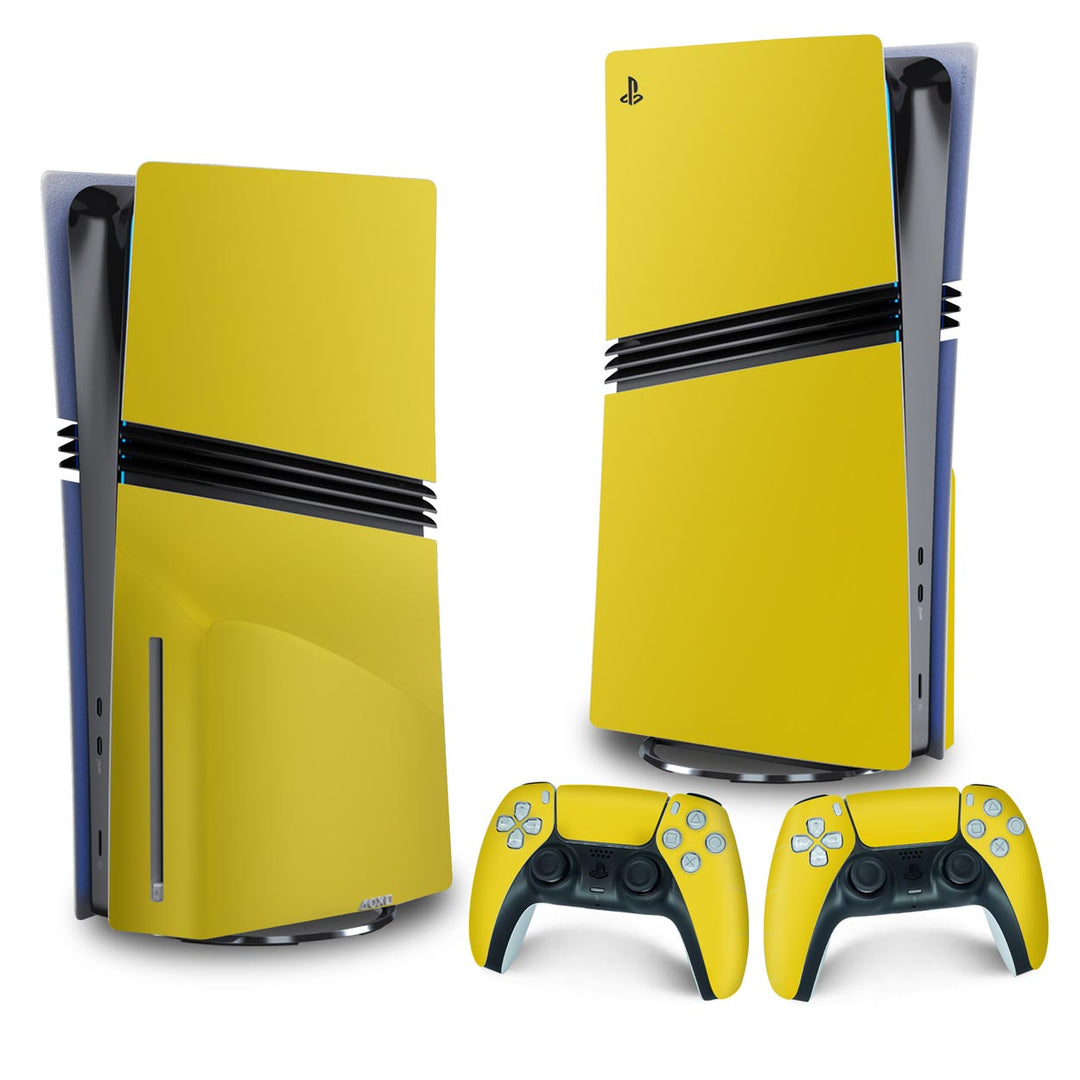 Skin Anti-Rage PS5 Pro Vertical - Amarelo - Pop Arte Skins