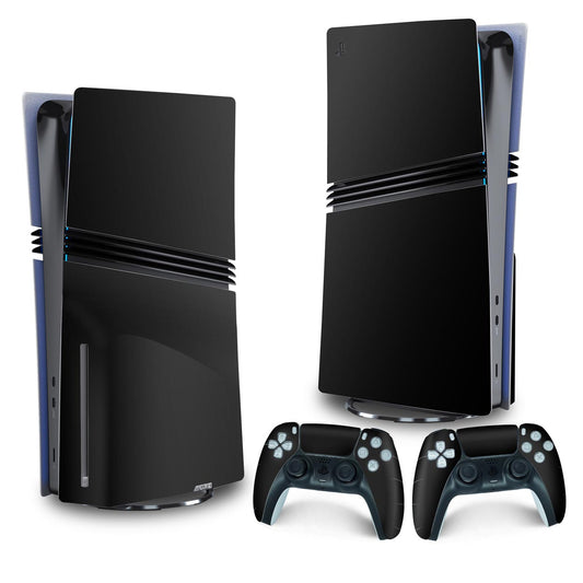 Skin Anti-Rage PS5 Pro Vertical - Preto Black Piano