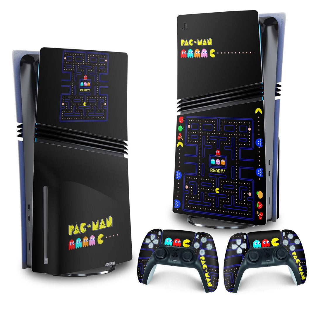 Skin Anti-Rage PS5 Pro Vertical - Pac Man - Pop Arte Skins