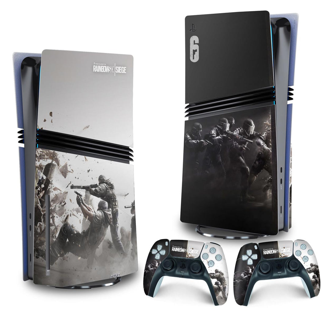 Skin Anti-Rage PS5 Pro Vertical - Tom Clancy's Rainbow Six Siege - Pop Arte Skins