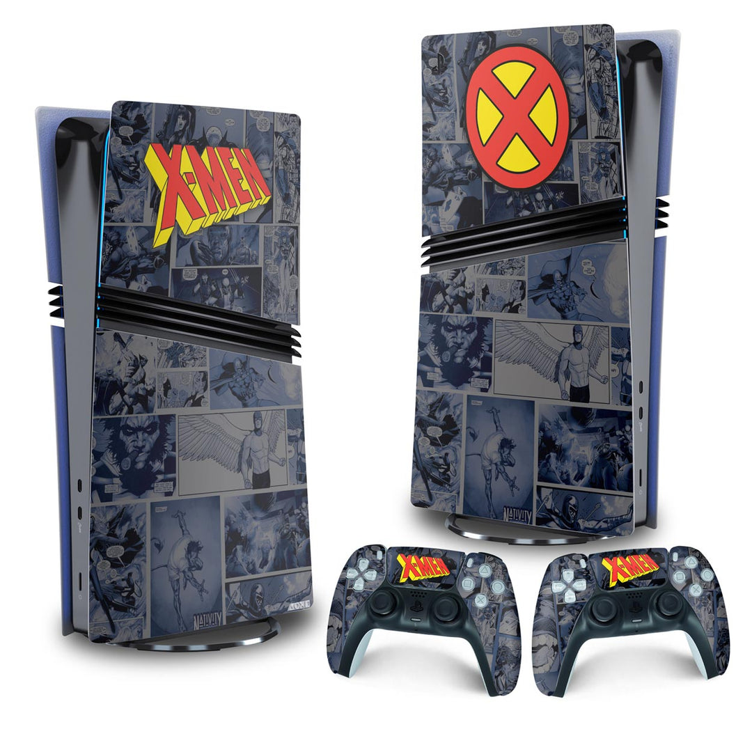 Skin Anti-Rage PS5 Pro Vertical - X-Men Comics - Pop Arte Skins - foto 4