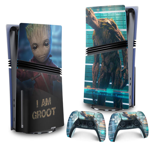 Skin Anti-Rage PS5 Pro Vertical - Baby Groot