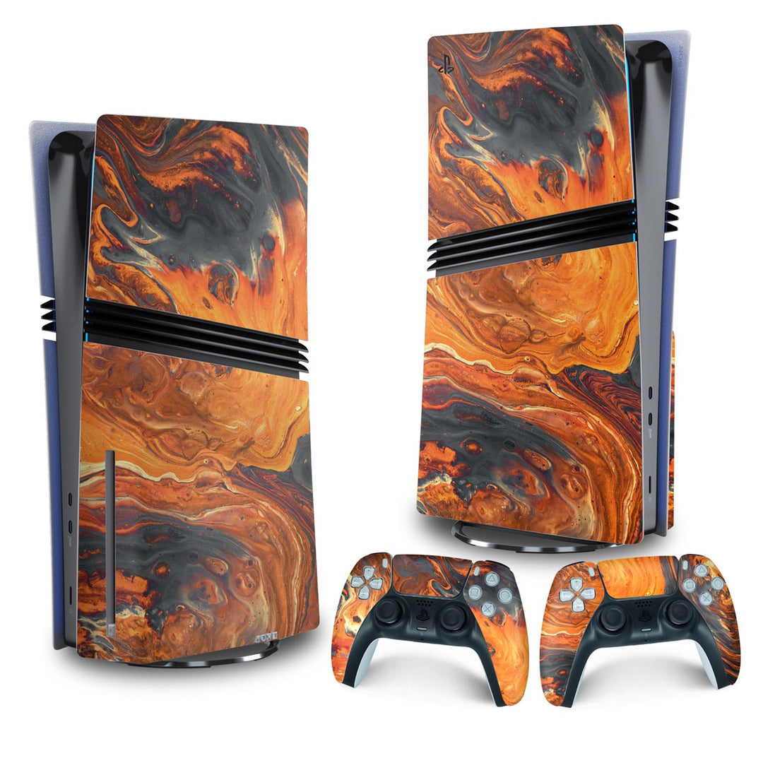 Skin Anti-Rage PS5 Pro Vertical - Abstrato #95 - Pop Arte Skins