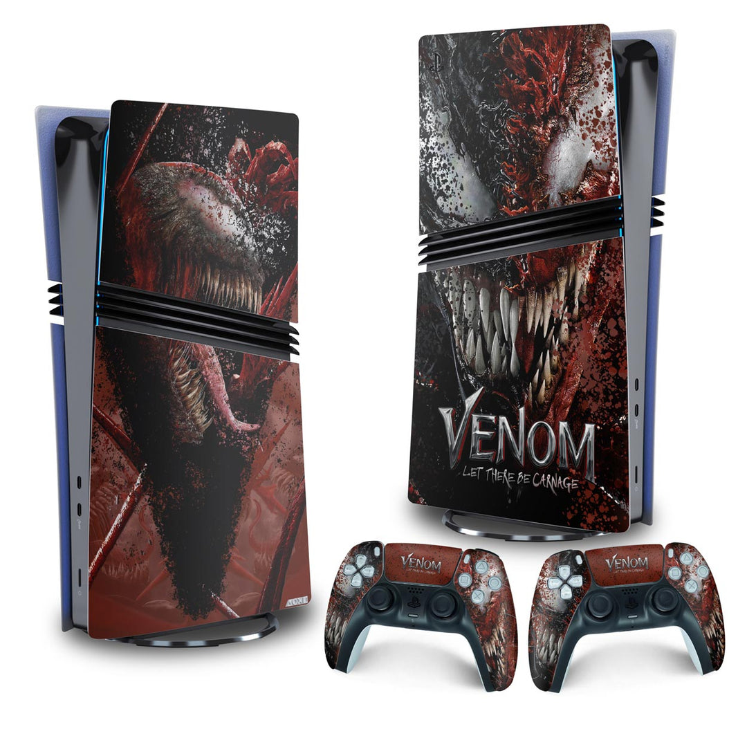 Skin Anti-Rage PS5 Pro Vertical - Venom Tempo de Carnificina - Pop Arte Skins - foto 4