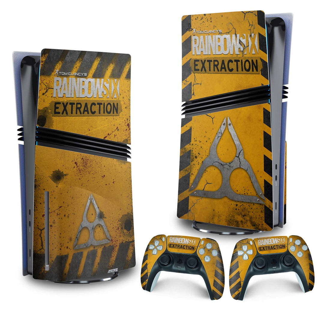 Skin Anti-Rage PS5 Pro Vertical - Tom Clancy's Rainbow Six Siege Extraction - Pop Arte Skins