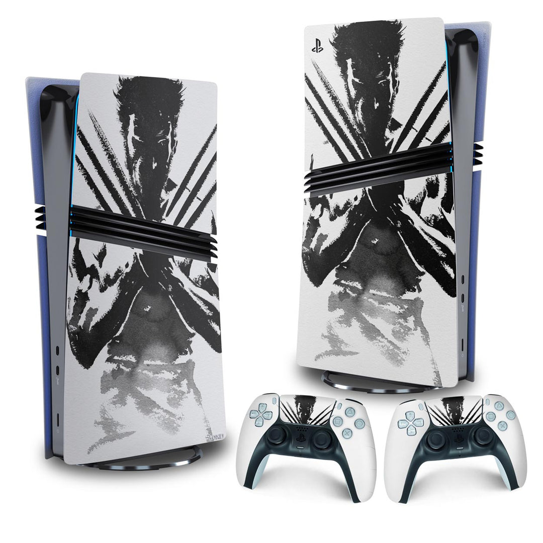 Skin Anti-Rage PS5 Pro Vertical - Wolverine X-men - Pop Arte Skins - foto 4