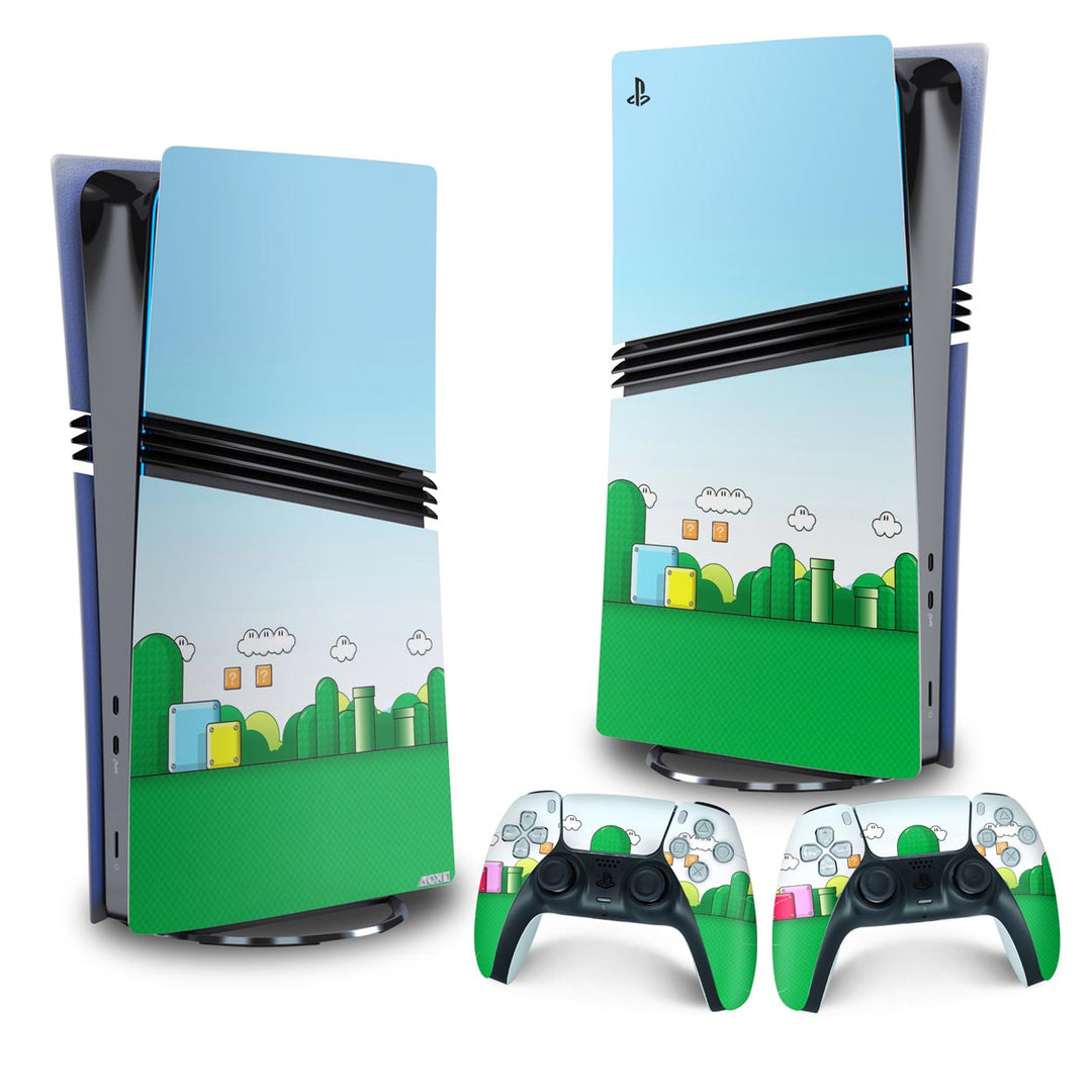 Skin Anti-Rage PS5 Pro Vertical - Super Mario Bros - Pop Arte Skins - foto 4