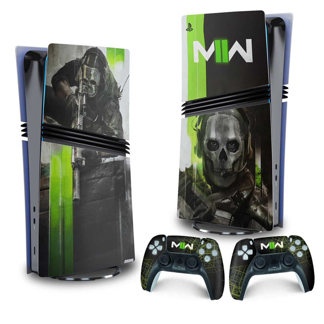 Skin Anti-Rage PS5 Pro Vertical - Call Of Duty Modern Warfare II - Pop Arte Skins - foto 4