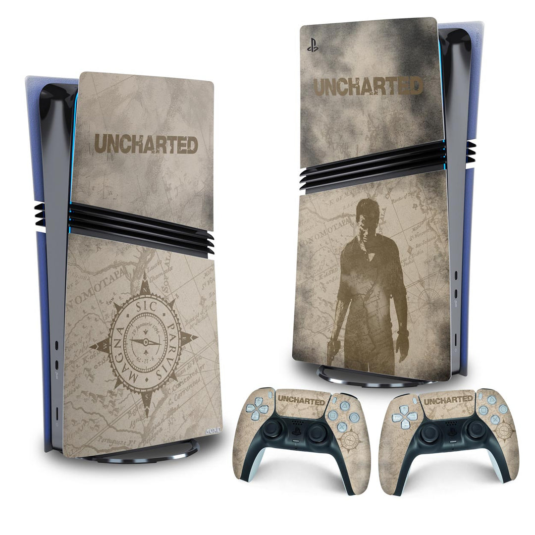 Skin Anti-Rage PS5 Pro Vertical - Uncharted - Pop Arte Skins - foto 4