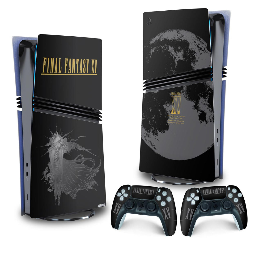Skin Anti-Rage PS5 Pro Vertical - Final Fantasy XV Bundle - Pop Arte Skins - foto 4