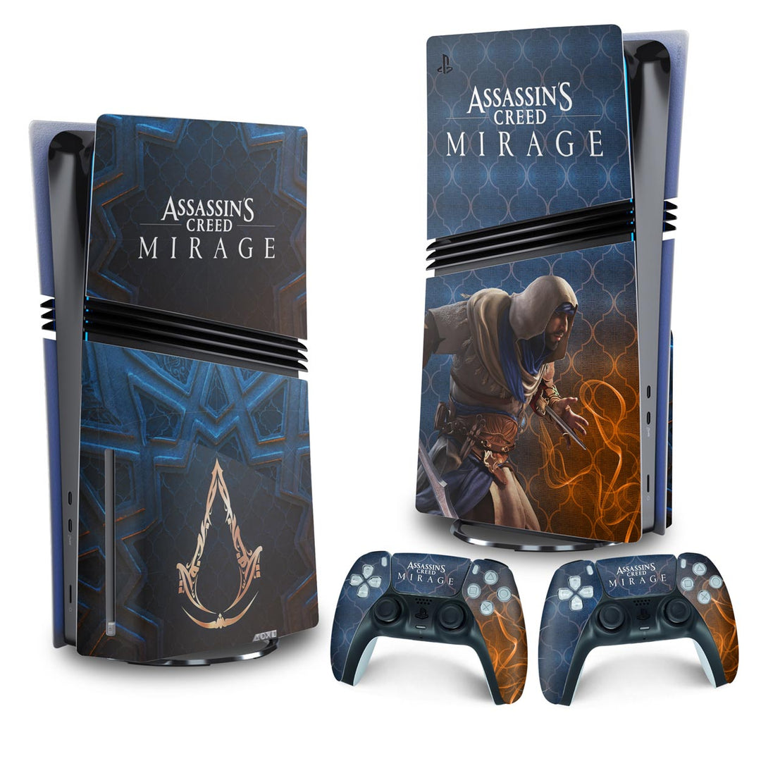 Skin Anti-Rage PS5 Pro Vertical - Assassin's Creed Mirage - Pop Arte Skins