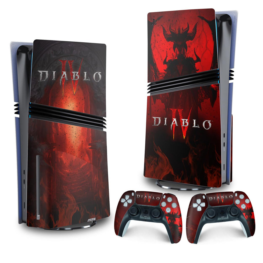 Skin Anti-Rage PS5 Pro Vertical - Diablo IV 4 - Pop Arte Skins