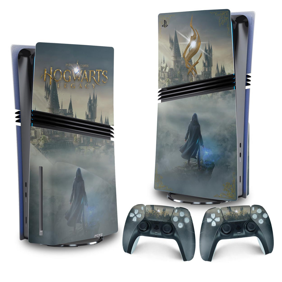 Skin Anti-Rage PS5 Pro Vertical - Hogwarts Legacy - Pop Arte Skins