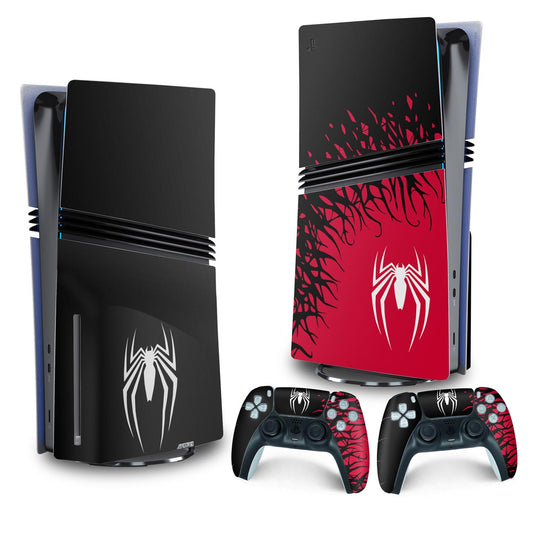 Skin Anti-Rage PS5 Pro Vertical - Spider-Man Homem Aranha 2 Edition