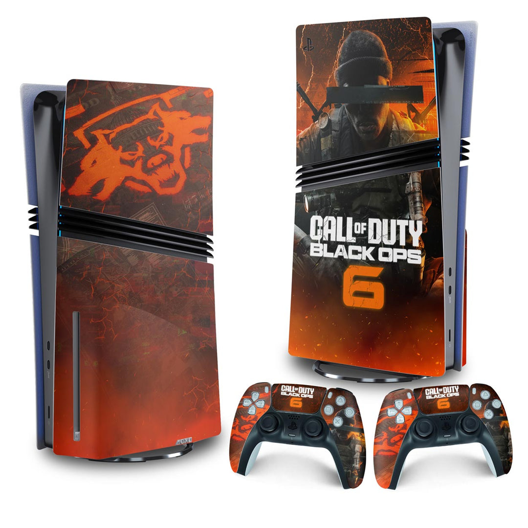 Skin Anti-Rage PS5 Pro Vertical - Call of Duty Black Ops 6 - Pop Arte Skins