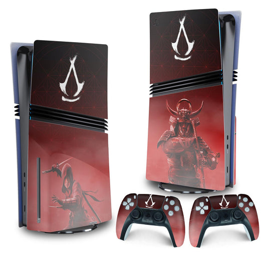 Skin Anti-Rage PS5 Pro Vertical - Assassin's Creed Shadows