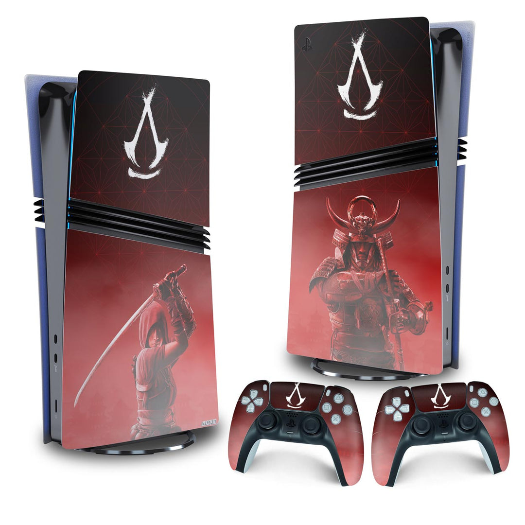 Skin Anti-Rage PS5 Pro Vertical - Assassin's Creed Shadows - Pop Arte Skins - foto 4