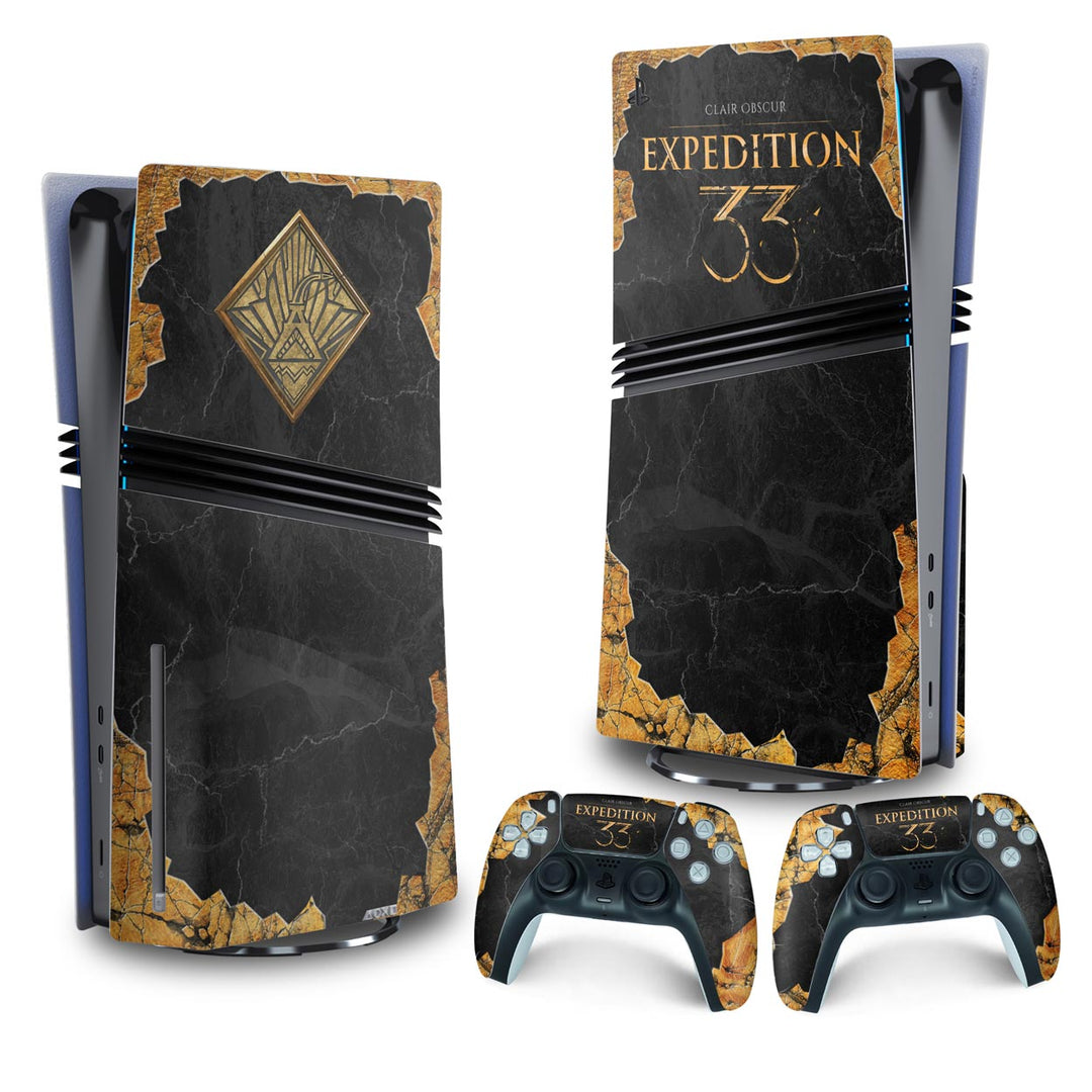Skin Anti-Rage PS5 Pro Vertical - Clair Obscur: Expedition 33 - Pop Arte Skins