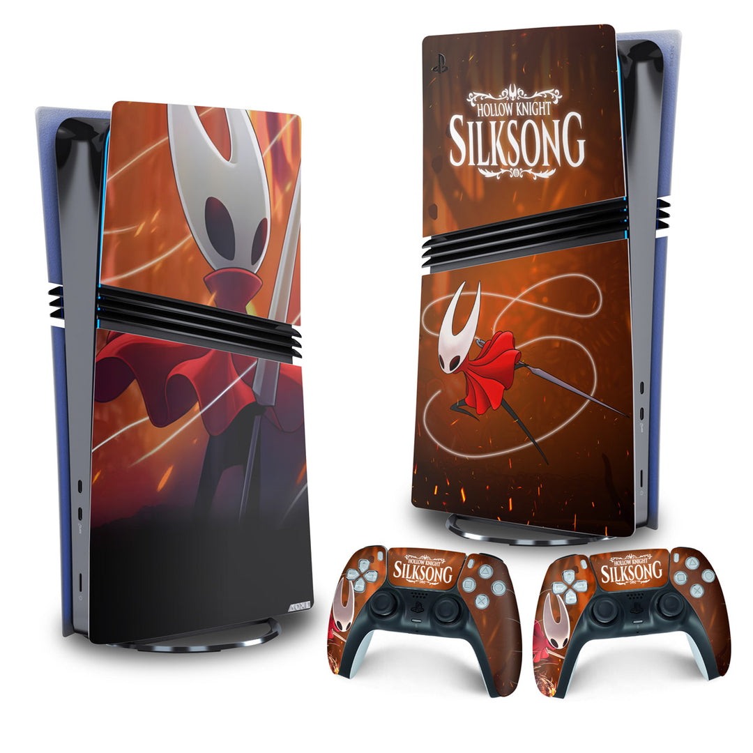 Skin Anti-Rage PS5 Pro Vertical - Hollow Knight: Silksong - Pop Arte Skins - foto 4