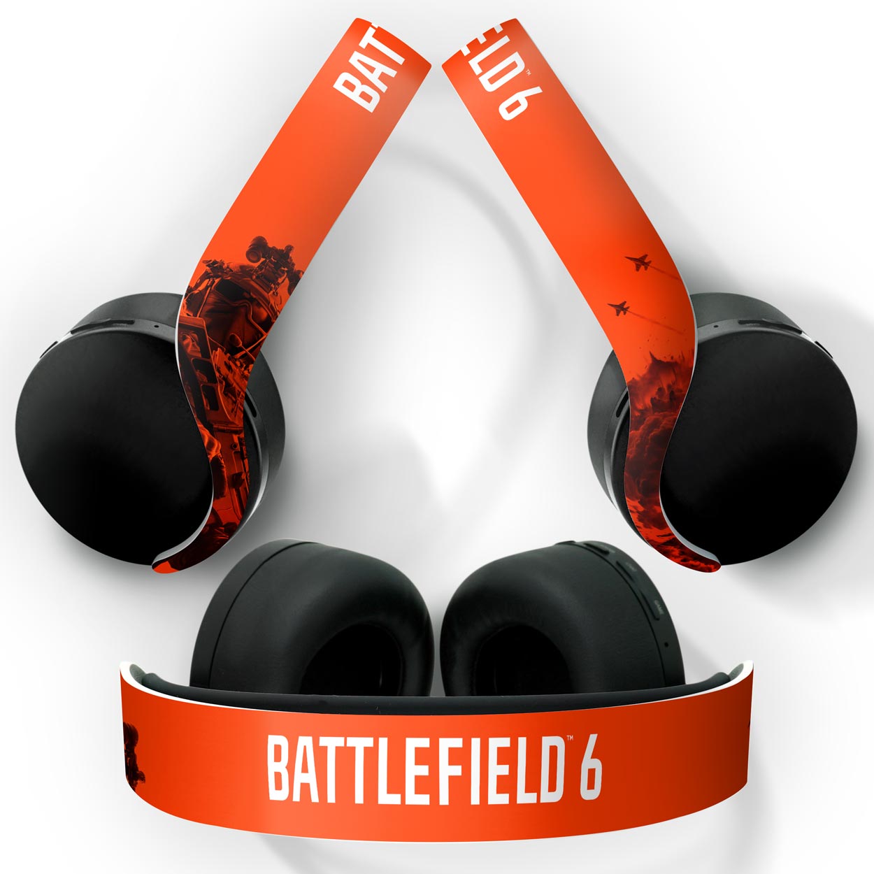 PS5 Skin Anti-Rage Headset Pulse 3D - Battlefield 6
