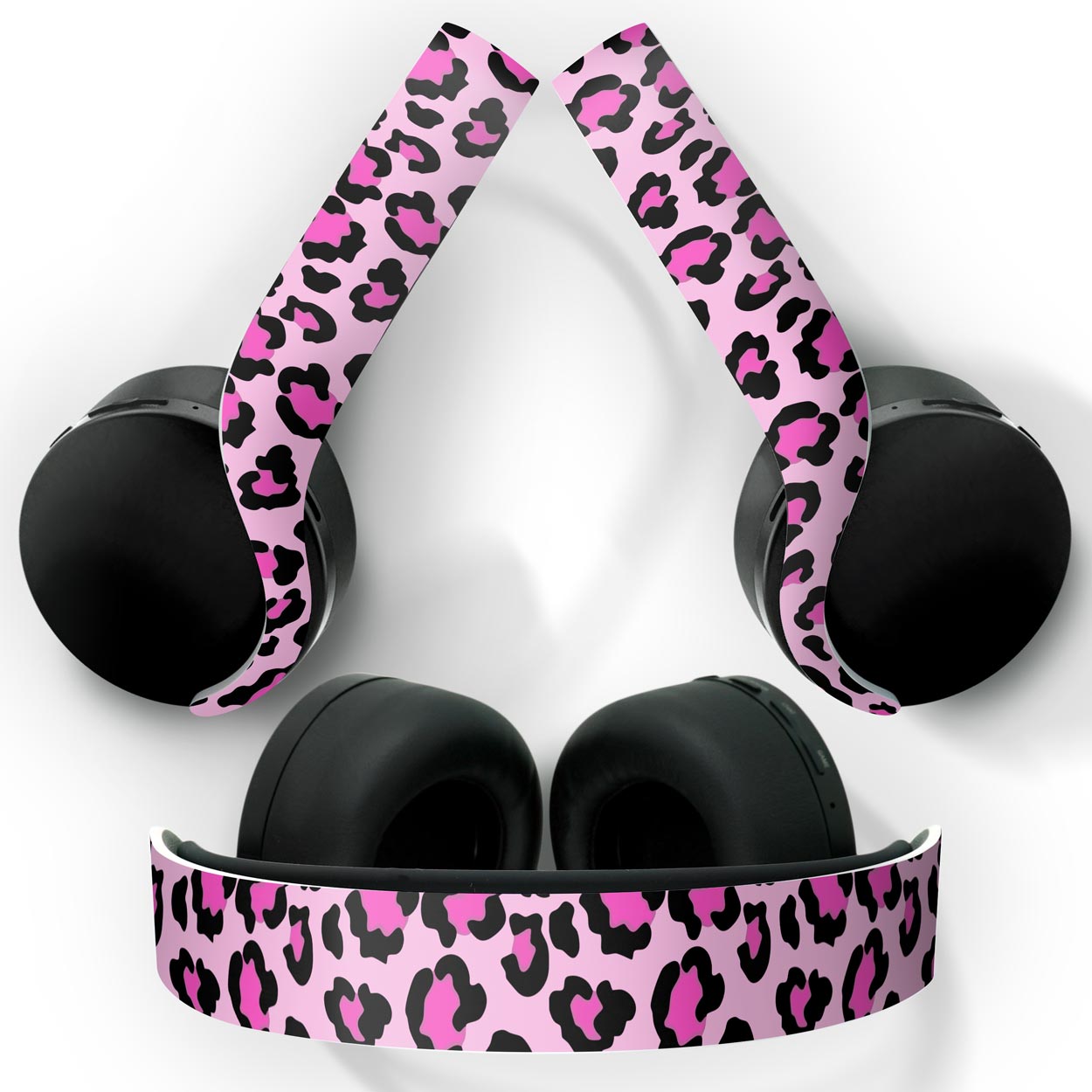 PS5 Skin Anti-Rage Headset Pulse 3D - Onça Rosa