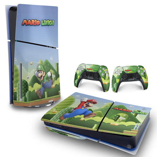 Skin Anti-Rage PS5 Slim Horizontal - Super Mario