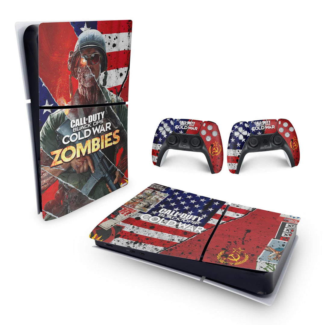 Skin Anti-Rage PS5 Slim Horizontal - Call Of Duty Cold War - Pop Arte Skins - foto 4