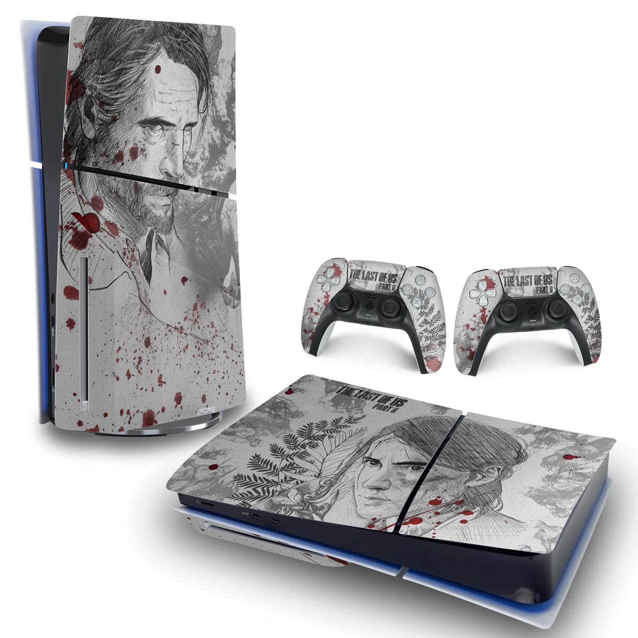 Skin Anti-Rage PS5 Slim Horizontal - Modelo 107