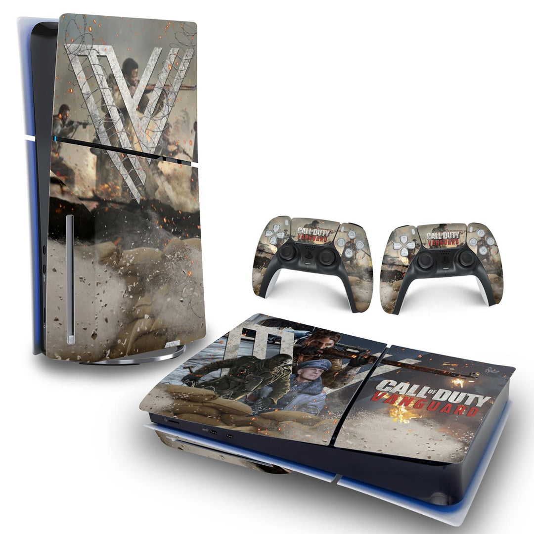 Skin Anti-Rage PS5 Slim Horizontal - Call of Duty Vanguard - Pop Arte Skins