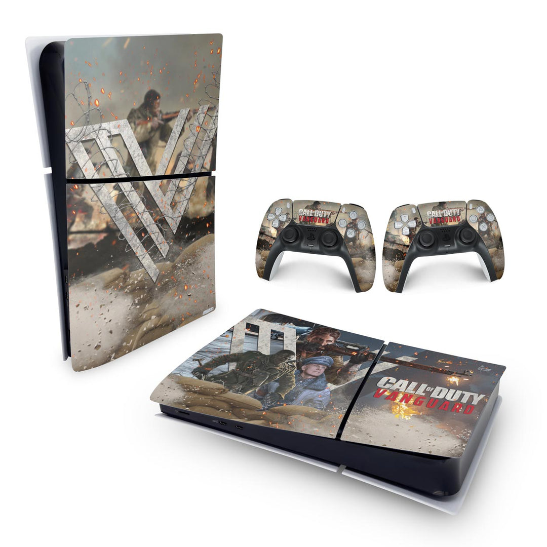 Skin Anti-Rage PS5 Slim Horizontal - Call of Duty Vanguard - Pop Arte Skins - foto 4