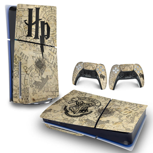 Skin Anti-Rage PS5 Slim Horizontal - Harry Potter