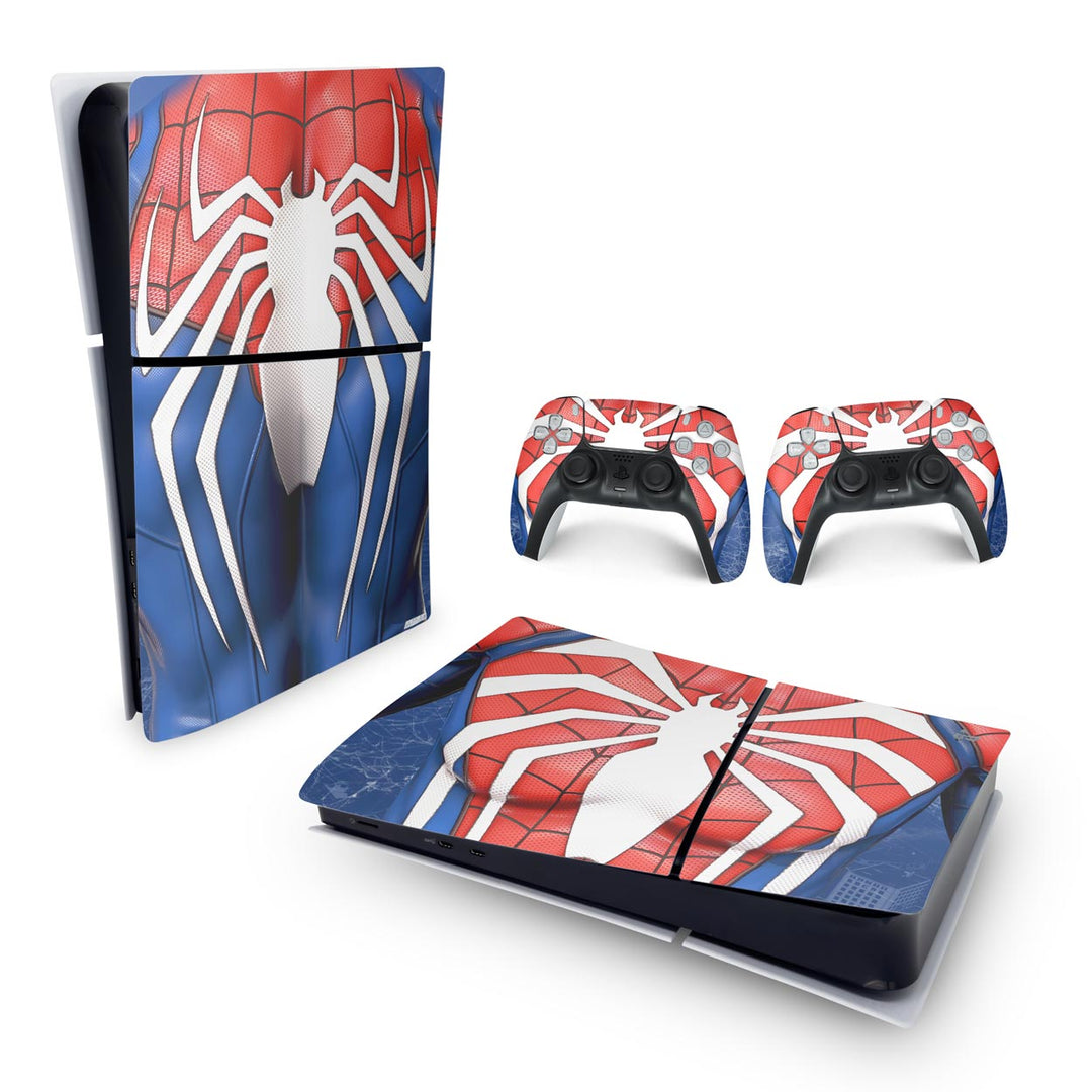 Skin Anti-Rage PS5 Slim Horizontal - Spider-Man Homem Aranha 2 - Pop Arte Skins - foto 4