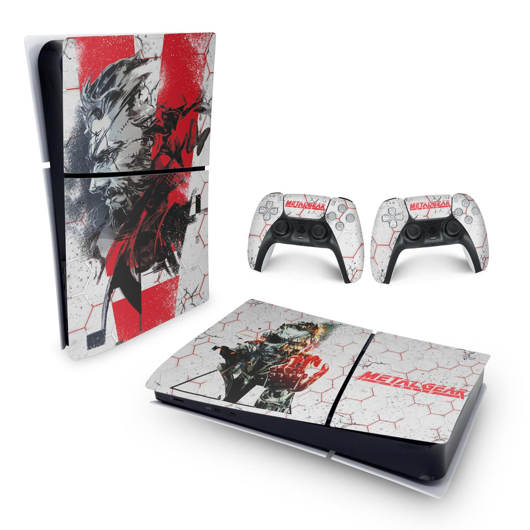 Skin Anti-Rage PS5 Slim Horizontal - Metal Gear Solid - Pop Arte Skins - foto 4