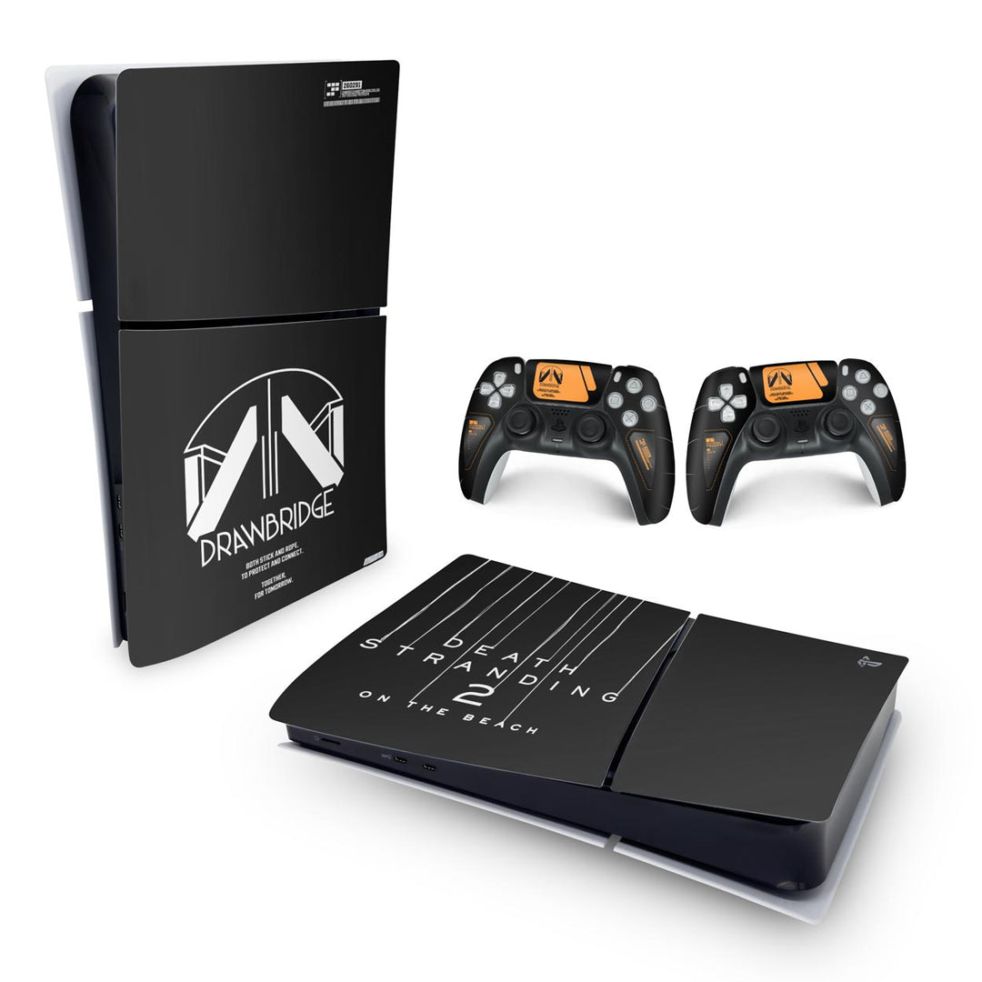 Skin Anti-Rage PS5 Slim Horizontal - Death Stranding 2 - Pop Arte Skins - foto 4