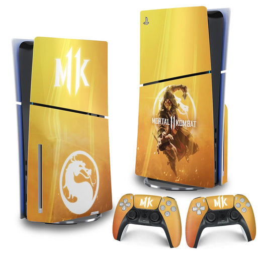 Skin Anti-Rage PS5 Slim Vertical - Mortal Kombat 11