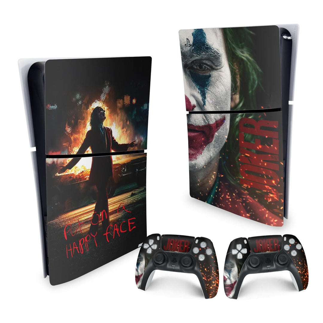 Skin Anti-Rage PS5 Slim Vertical - Joker Filme - Pop Arte Skins - foto 4
