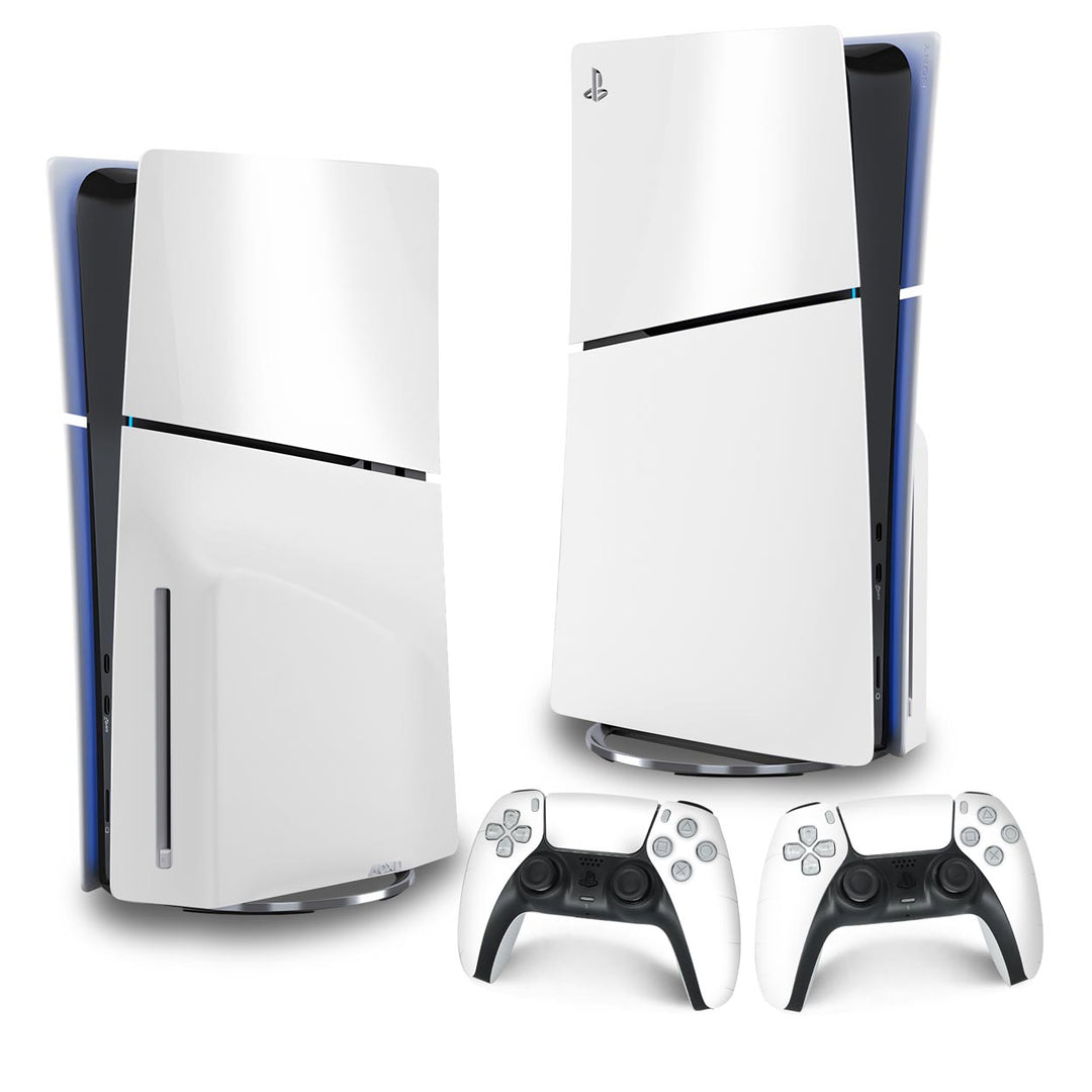 Skin Anti-Rage PS5 Slim Vertical - Branco - Pop Arte Skins