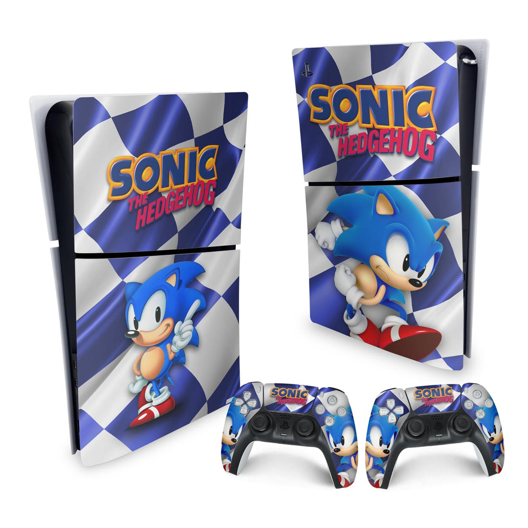 Skin Anti-Rage PS5 Slim Vertical - Sonic - Pop Arte Skins - foto 4