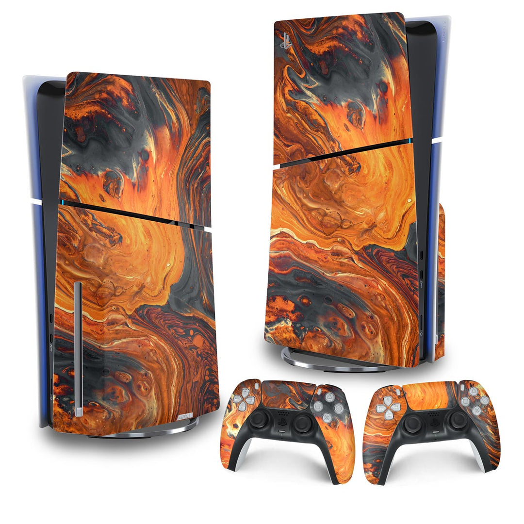 Skin Anti-Rage PS5 Slim Vertical - Abstrato #95 - Pop Arte Skins