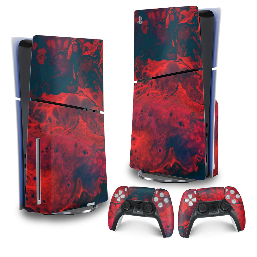 Skin Anti-Rage PS5 Slim Vertical - Abstrato #98 - Pop Arte Skins