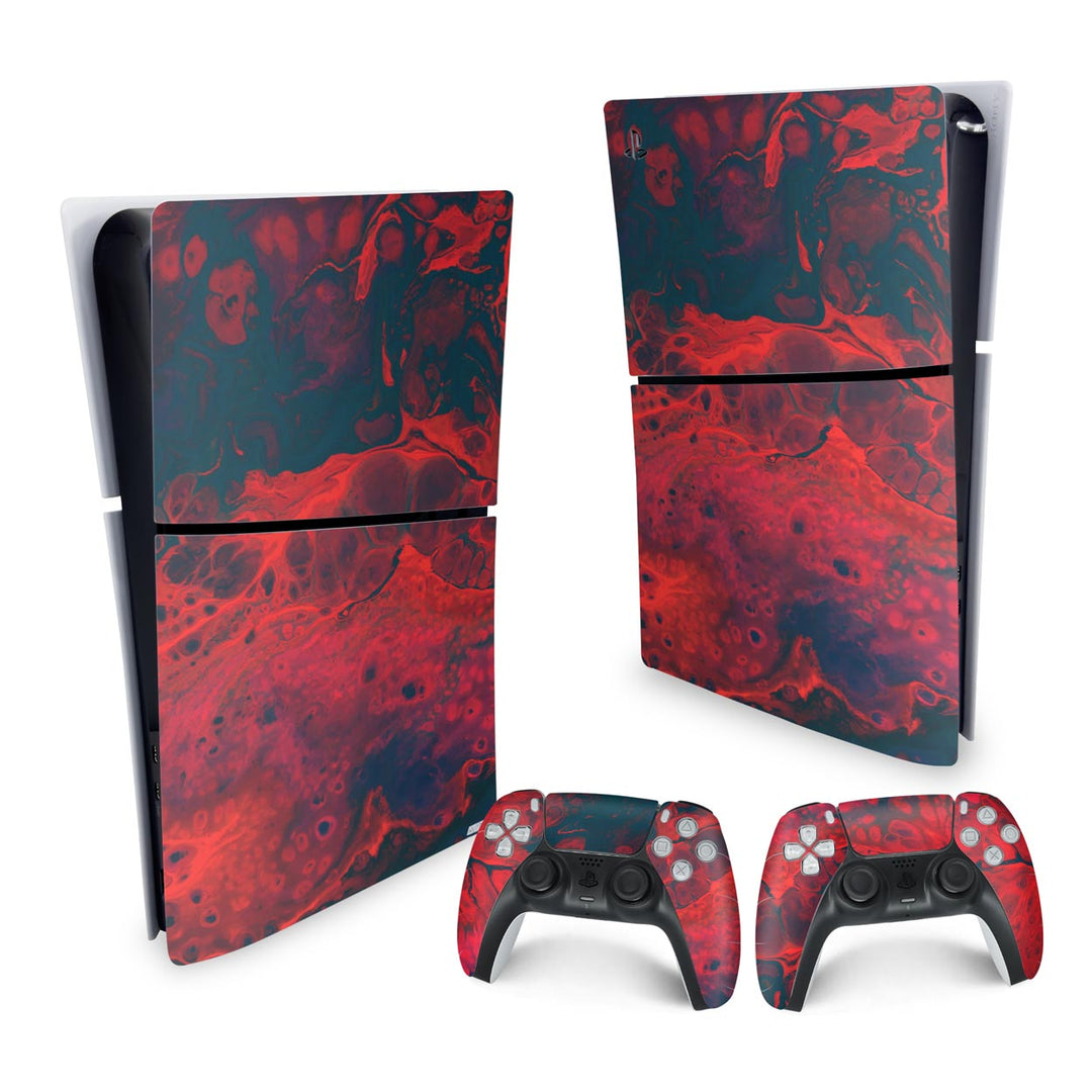 Skin Anti-Rage PS5 Slim Vertical - Abstrato #98 - Pop Arte Skins - foto 4