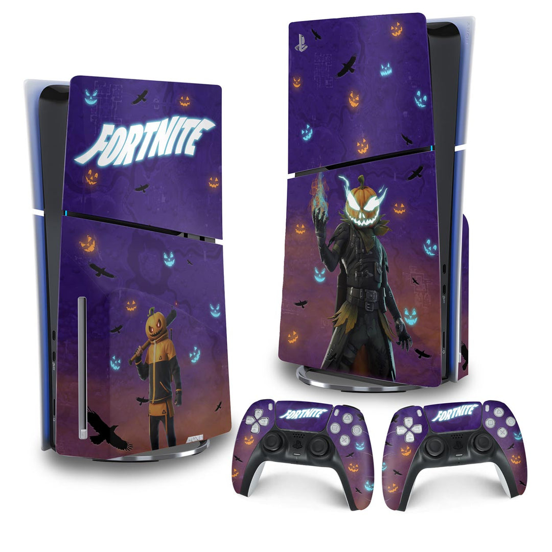 Skin Anti-Rage PS5 Slim Vertical - Fortnite - Pop Arte Skins